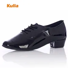 Children Shoes For Ballroom Dancing Men Jazz Latin Dance Shoes Boy Low Heel White Black Salsa Tango Modern Sneskers Plus Size 45