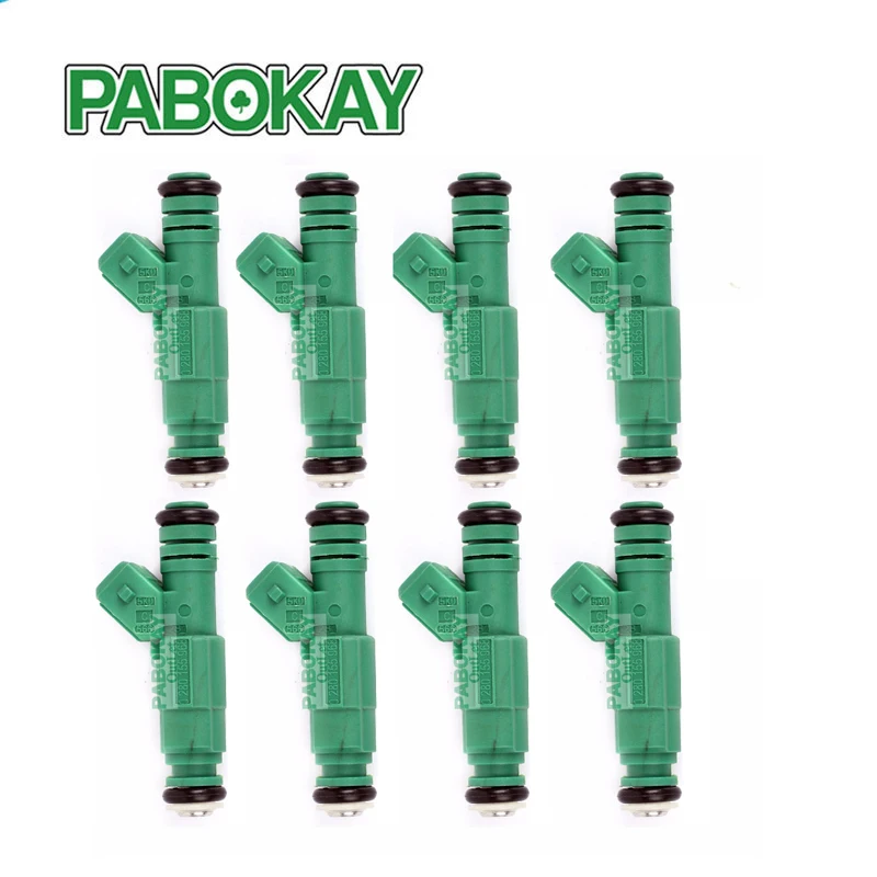 Топливные форсунки 0280155968 0280150558 M-9593-F302 8 шт. X 42lb EV1 для Chevrolet Pontiac Ford TBI LT1 LS1 LS6 440cc |