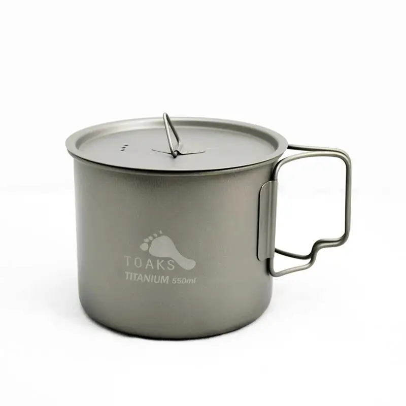 

TOAKS Ultralight Titanium Pot Titanium Mug Cup Camping Mug 550ML