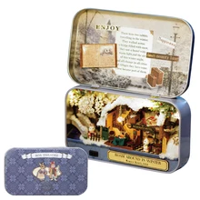 DIY кукольный домик Миниатюрный 3D Кукольный дом набор коробка театр малыш игрушка ручной работы подарок новинка для дропшиппинг