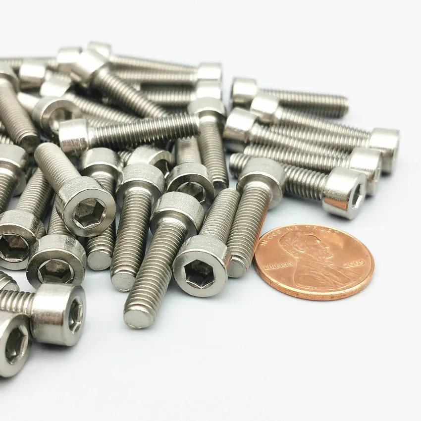 

Titanium Bolt M5 x6-60mm Column Not Knurled Head Original Ti Color Not Polished Grade 2 Ti Bolt Titanium Screw Ti Fastener 12pcs