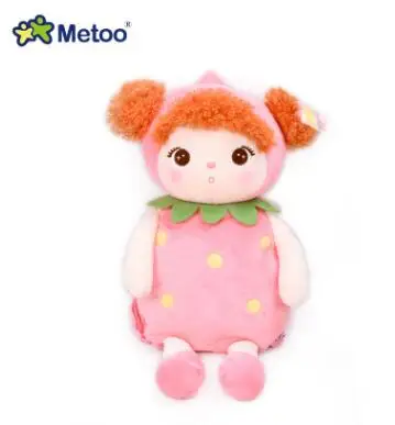 Кэндис Го! Милые плюшевые игрушки metoo мультфильм Jibao девушка коала панда пчелы лиса мягкая школьный рюкзак на день рождения Рождественский подарок 1 шт - Цвет: strawberry
