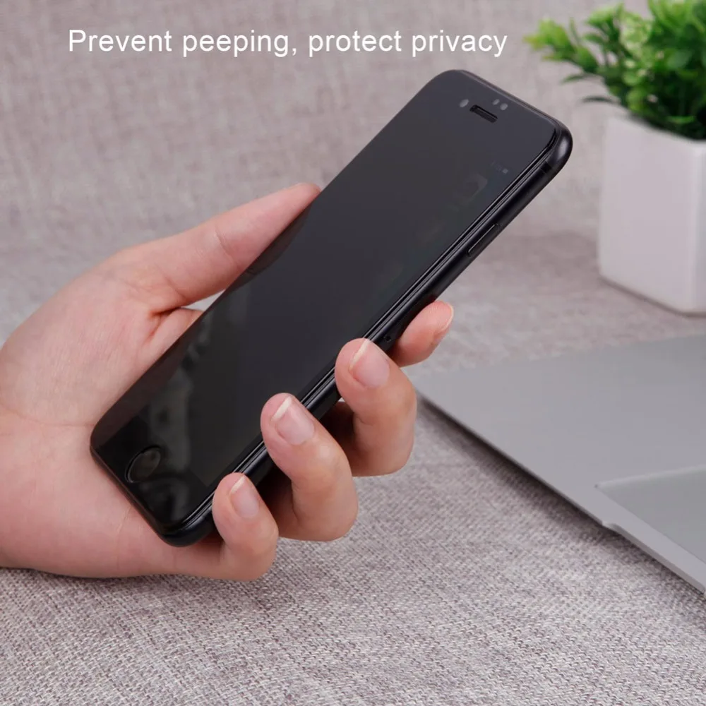 Антибликовое стекло для iphone 8 NILLKIN анти-писк полное покрытие закаленное Защита
