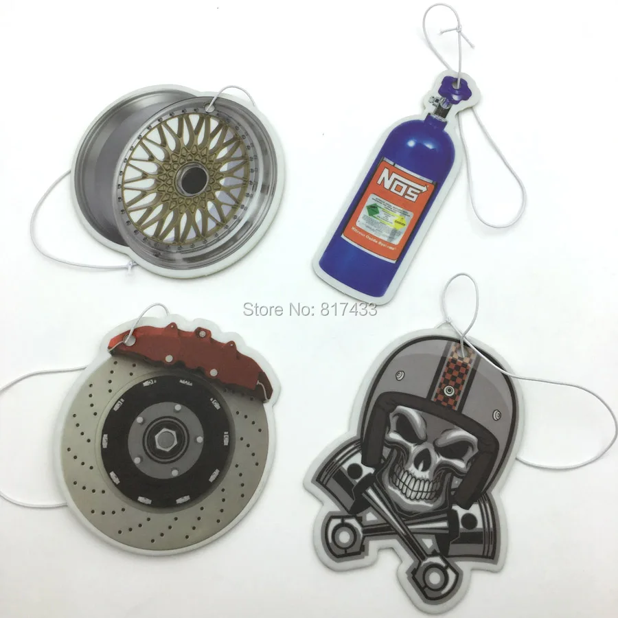 

20PCS 10 models Racing Car Brake Disc Caliper Engine Piston Air Freshener Pendent Ornaments