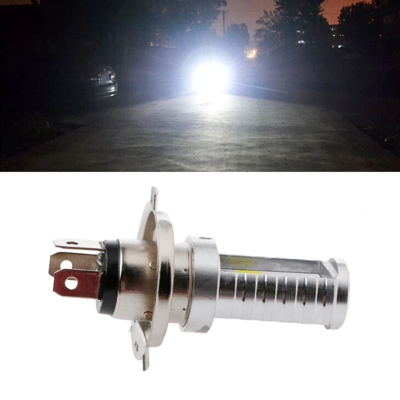 

15W H4 Motorcycle Bulb LED Light Lamp Hi/Lo Beam Headlights Headlamp Front Light Bulb For Honda For Kawasaki 6000-6500K 1200LM