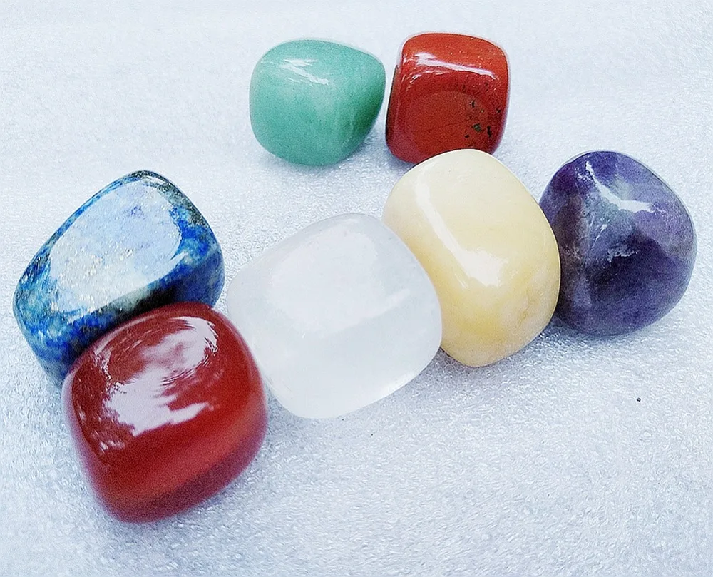 Buy 7 Chakras Reiki Crystals Healing Natural Quartz