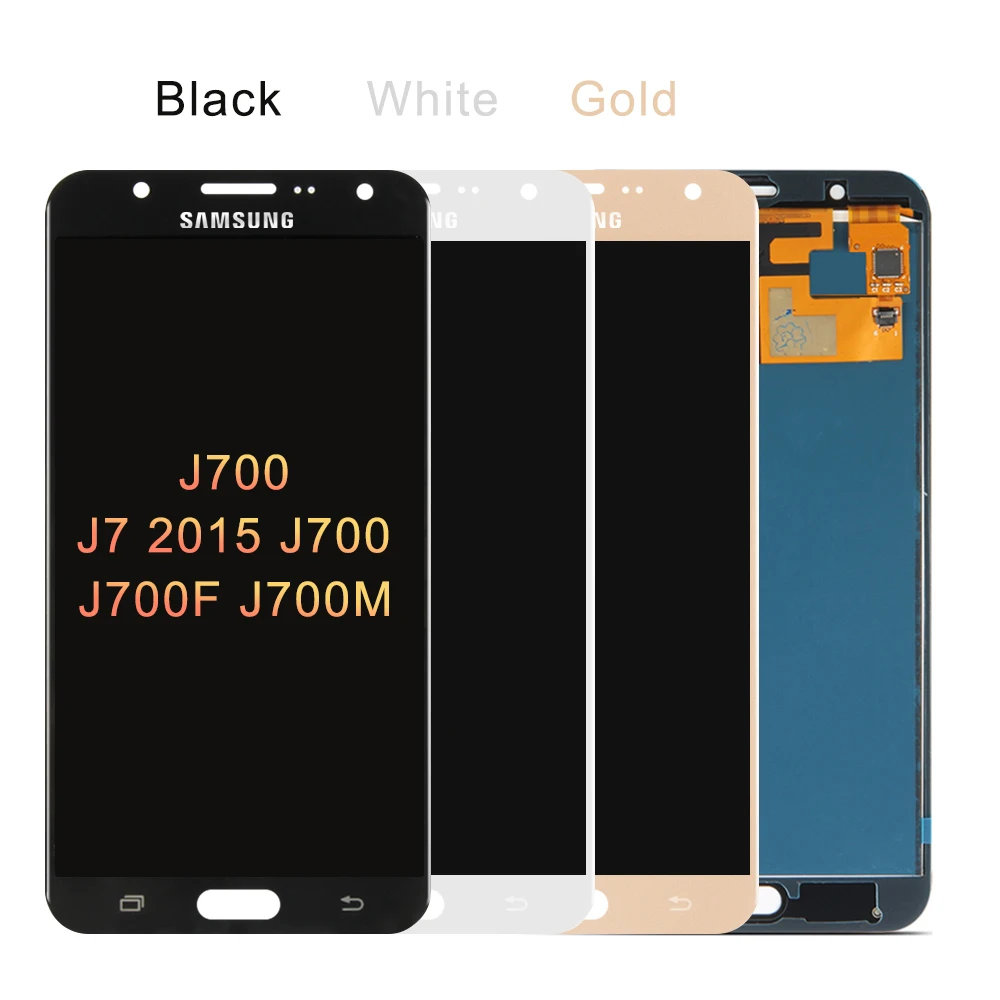 Можно регулировать яркость J700 lcd J710 дигитайзер для samsung GALAXY J7 Pro дисплей сенсорный экран дигитайзер J730 ЖК сборка