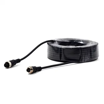 

4 Pin Aviation Extension Video Cable 5M 10M 15M 20M for Truck Bus Monitor Camera Connection