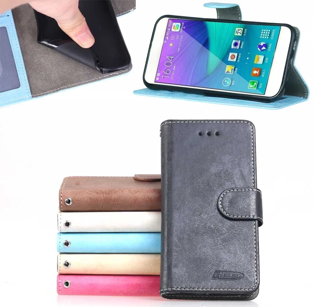 J5 Retro Leather Wallet Flip Cover Case For Samsung Galaxy J5 2016 J510