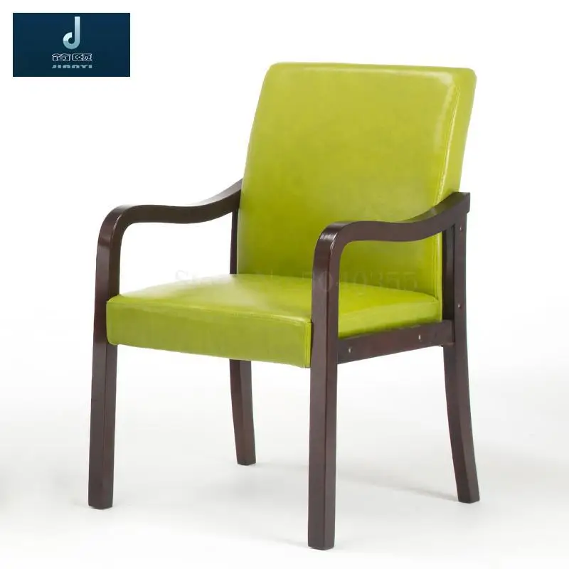 Деревянный современный обеденный стул простой Северный стул ткани исследования поручень стул для ресторана гостиницы - Цвет: VIP 20