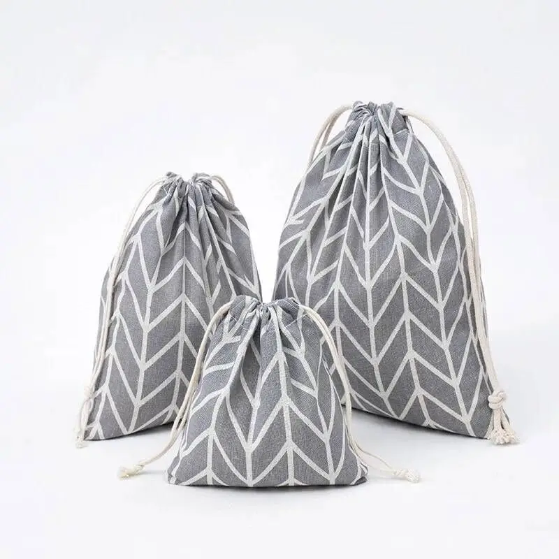 Yile Gray Arrow Geometry Cotton Linen Drawstring Organized Pouch Cosmetic Bag 8614J huismerk kopen in de aanbieding Yile Gray Arrow Geometry Cotton Linen Drawstring Organized Pouch Cosmetic Bag 8614J huismerk kopen in de aanbieding