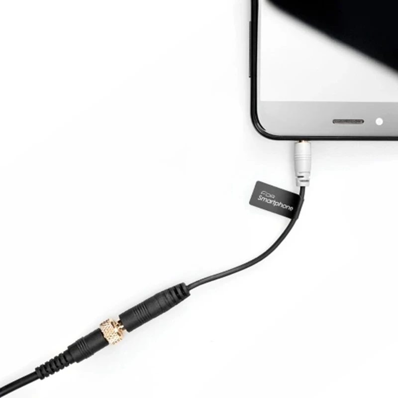 Comica cvm spx Женский 3 5 мм аудио кабель конвертер микрофонный адаптер для Iphone samsung huawei
