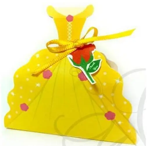 

Snow White Cinderella Belle Princess Party Supplies Candy Box 20pcs/Lot Paper Box Party Favors Kids Birthday Party Decoration