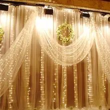 2 шт. 3 м* 3 м 300 светодиодный s Белый RGB 7 цветов светодиодный елочный свет Светодиодные занавески AC220/110 V 22 W Праздничная Светодиодная лента