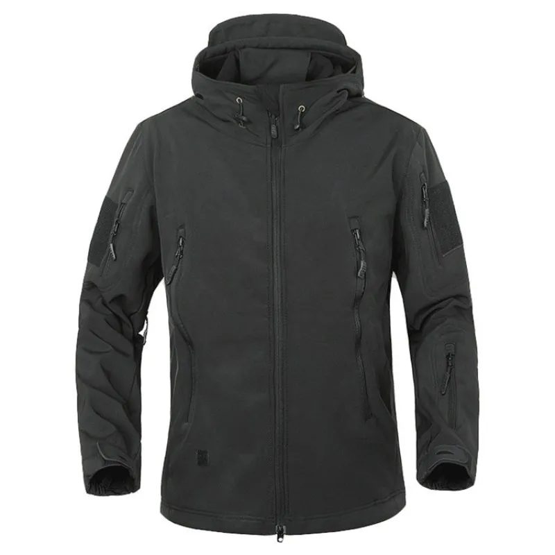 

Autumn winter TAD shark skin soft shell attack jacket men with two sets of mountaineering wear with large size waterproof velvet