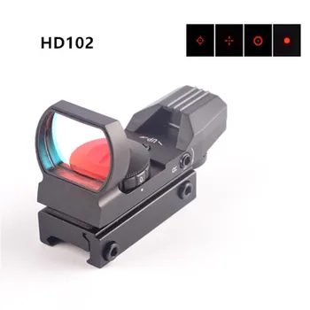 

Rifle scope Tactical Illumination Dot Reflex Sight Scope For Pistol Airsoft With 22mm Rail Guide