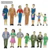 P2501 Model Trains 1:25 Painted Figures G SCALE People Standing Seated Adult Chid