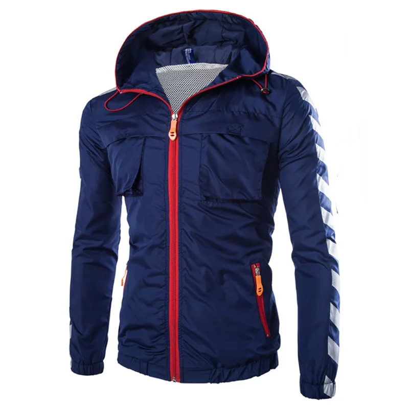 Popular Navy Blue Windbreakers-Buy Cheap Navy Blue