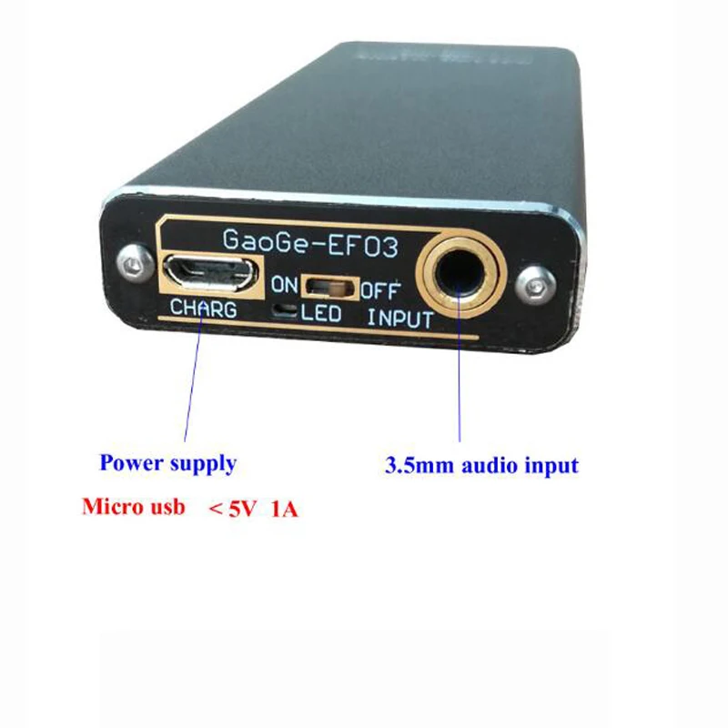 HIFI audio amplifiers OPA2134UA BA15218F portable decoding Subwoofer headphone amplifier finished board in case with battery HIFI audio amplifiers OPA2134UA BA15218F portable decoding Subwoofer headphone amplifier finished board in case with battery
