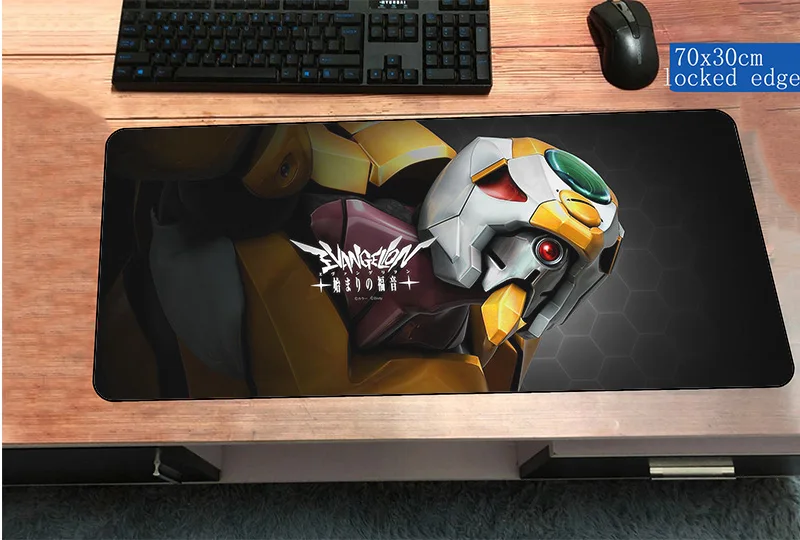Kaufen Neon Genesis Evangelion maus pad beste 700x300mm gaming mauspad gamer maus matte pad tastatur computer padmouse laptop spielen matten