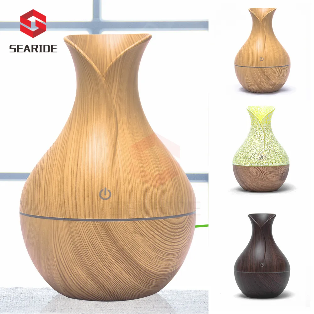 

130ML Mini Air Humidifier Ultrasonic Aroma Diffuser Aromatherapy USB Charge Air Purifier 7 Color LED Night Light For Home Office