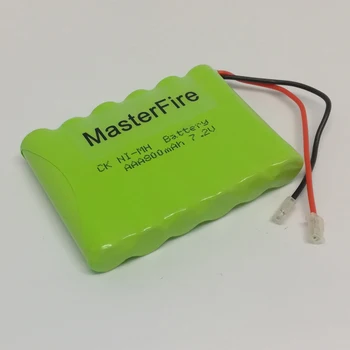 

MasterFire 3PACK/LOT New Original 7.2V AAA 800mAh Ni-MH Battery Pack Rechargeable NiMH Batteries wiht plugs