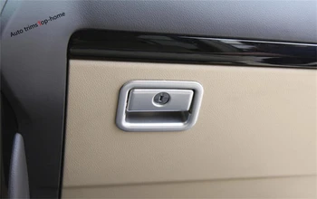 

Yimaautotrims Matte Interior For Toyota Land Cruiser Prado FJ150 2014 - 2020 The Copilot Glove Storage Box Handle Cover Trim