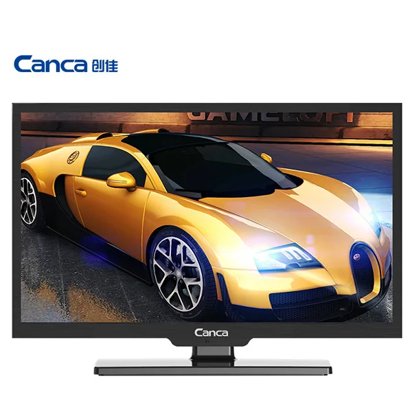 Canca 22 дюйма ТВ Full HD HDMI/USB/AV/RF/VGA Мульти-Интерфейс монитор оф элегантные узкие Поддержка ТВ коробка