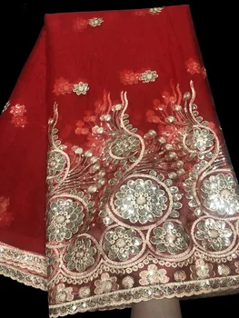 

Hot sale beautiful purple 3d lace fabric with sequins for wedding dress high quality african french net lace fabric JL098