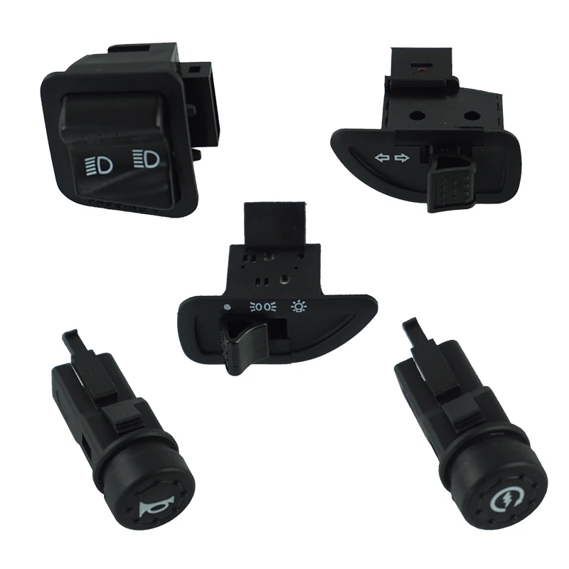 

Motorcycle Switch Headlight Horn Turn Signal High/Low Beam Light Start Buttons Accessaries For Piaggio Scooter