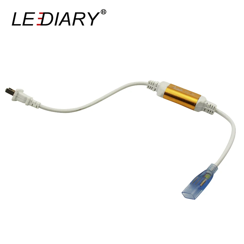 LEDIARY IP67 водонепроницаемая цветная светодиодная лента 5730 220 В светодиодов/м два