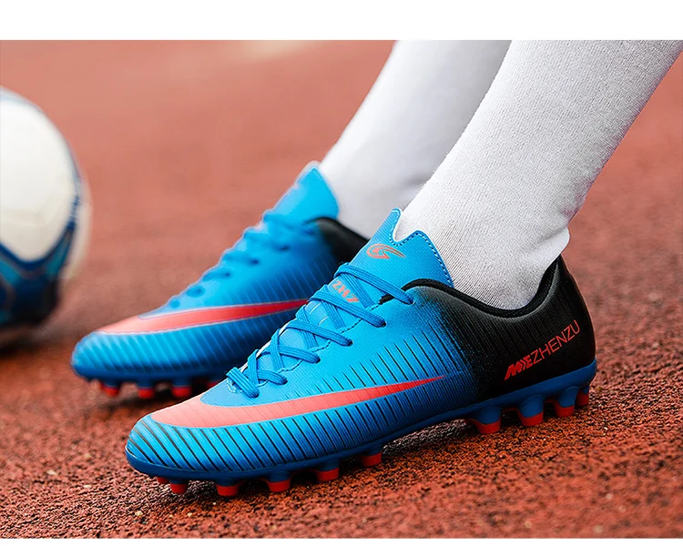 Zhenzu футбольные ботинки футболки мужские запонки бутсы Chuteiras Botas De Futbol voetbalschoenen для женщин и взрослых