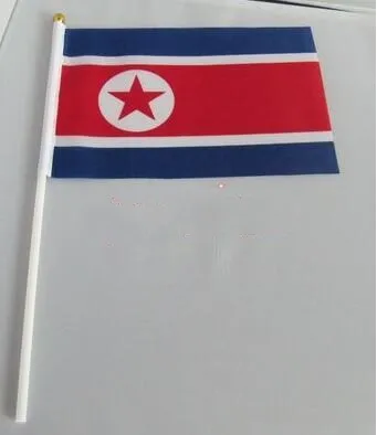 

14 * 21 cm Korea hand signal waving flag small banner flags