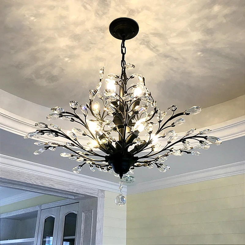 4 5 6 Lights Ceilling Light 7 8 9 Lights Chandelier Lighting Modern Home Decor Led Crystal Lamp Lustre Cristal E14 Crystal Lamps2021