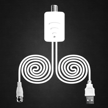 

Digital TV Antenna Indoor HD Translucent Square with 100 Miles Long Range Amplifier Signal Booster Compatible with EU/US/UK/AU