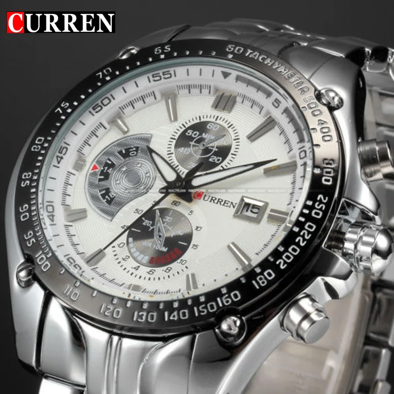 

Vogue Army quartz Black full steel Watch Men's Business Military Luxury Brand watch waterproof Dropship Hot Relogio masculino