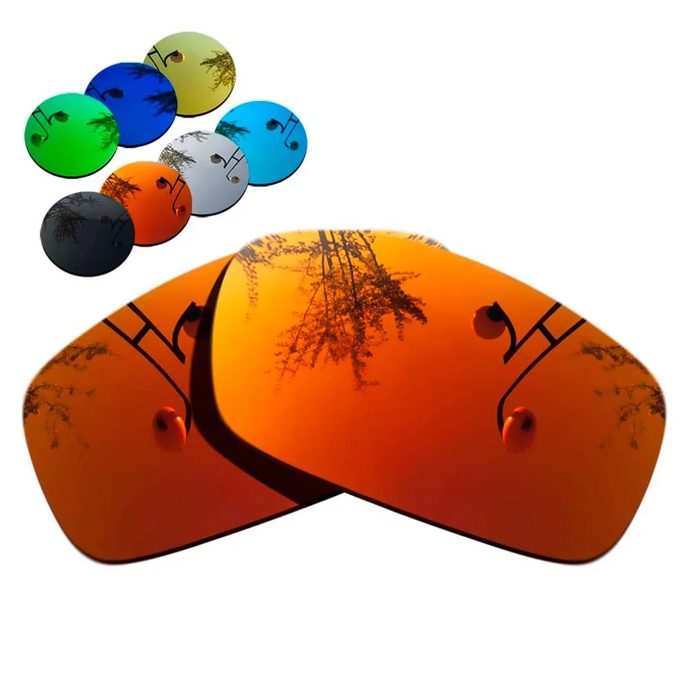 

100% Precisely Cut Polarized Replacement Lenses for X Squared Sunglasses Red Mirrored Coating Color- Choices