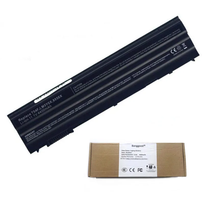 

4400mAh T54FJ M5Y0X 8858X Laptop Battery for Dell Latitude E5420 E5520 E6420 E6430 8858X KJ321 P9TJ0 PRRRF T54F3 UJ499 009K6P
