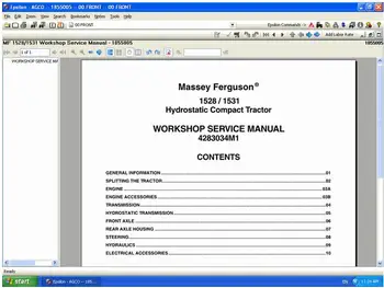

Massey Ferguson North America - Service Manuals [01/2016]