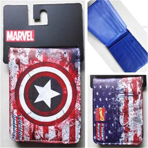 2018 New Hot Marvel Comics Captain America Logo wallets