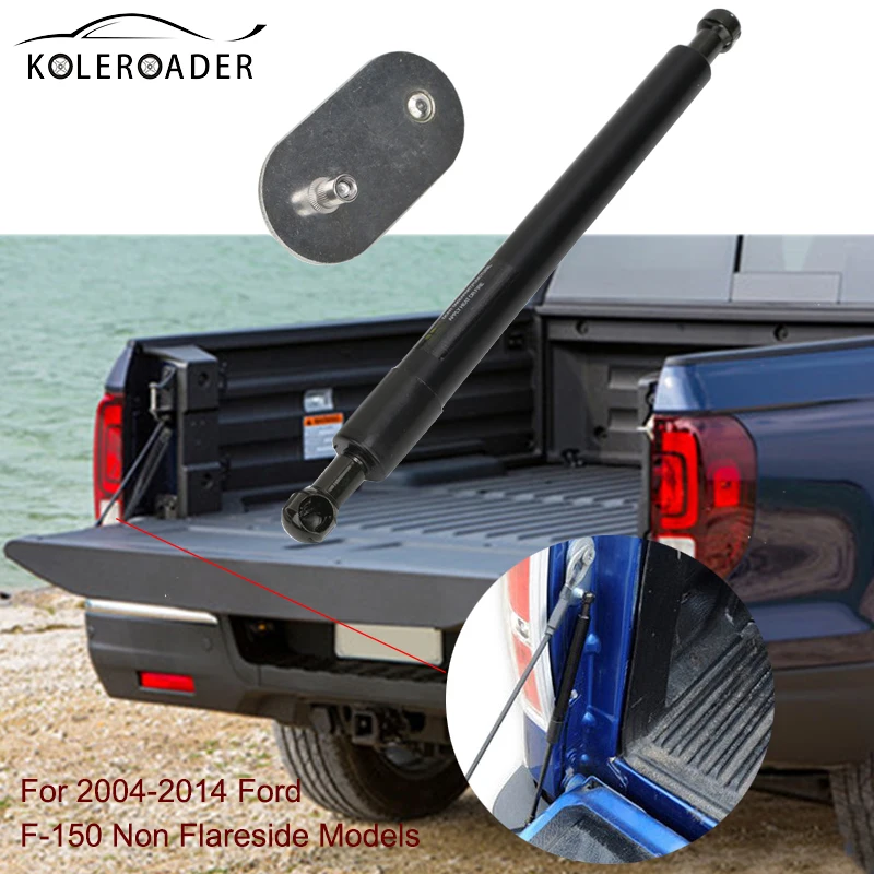 KOLEROADER Auto truck Tailgate Assist Shock Buffer down Slow Drop Rate Telescopic Rod for 2004
