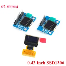 0,42 дюймовый SSD1306 OLED дисплей ЖК-модуль белый IIC/SPI интерфейс ЖК-дисплей модуль 72*40