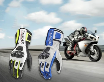 

Pair Carbon Fiber Cycling Gloves Breathable Anti-slip Full Finger Gloves Touch Screen Motorcycle Bicycle Bike Hiking Skating