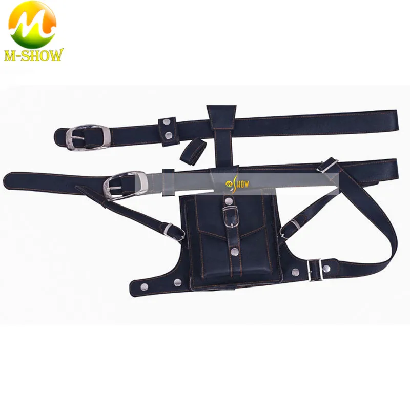  PUBG cosplay Leg bag pockets leather PU Playerunknown's Battlegrounds Props Waist Bag PU Chicken Di