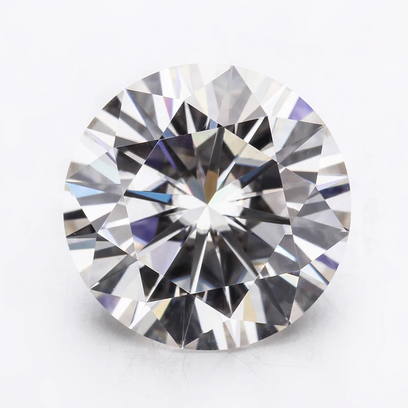 Moissanite GH около белого цвета 4 0 мм круглые бриллиантовые огранки драгоценные камни