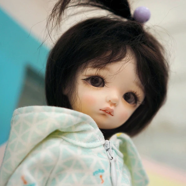 Кукольный парик luodoll BJD sd кукла 1/6 кукольный Марон мужской и женский кукла подарок(включает макияж и глаза