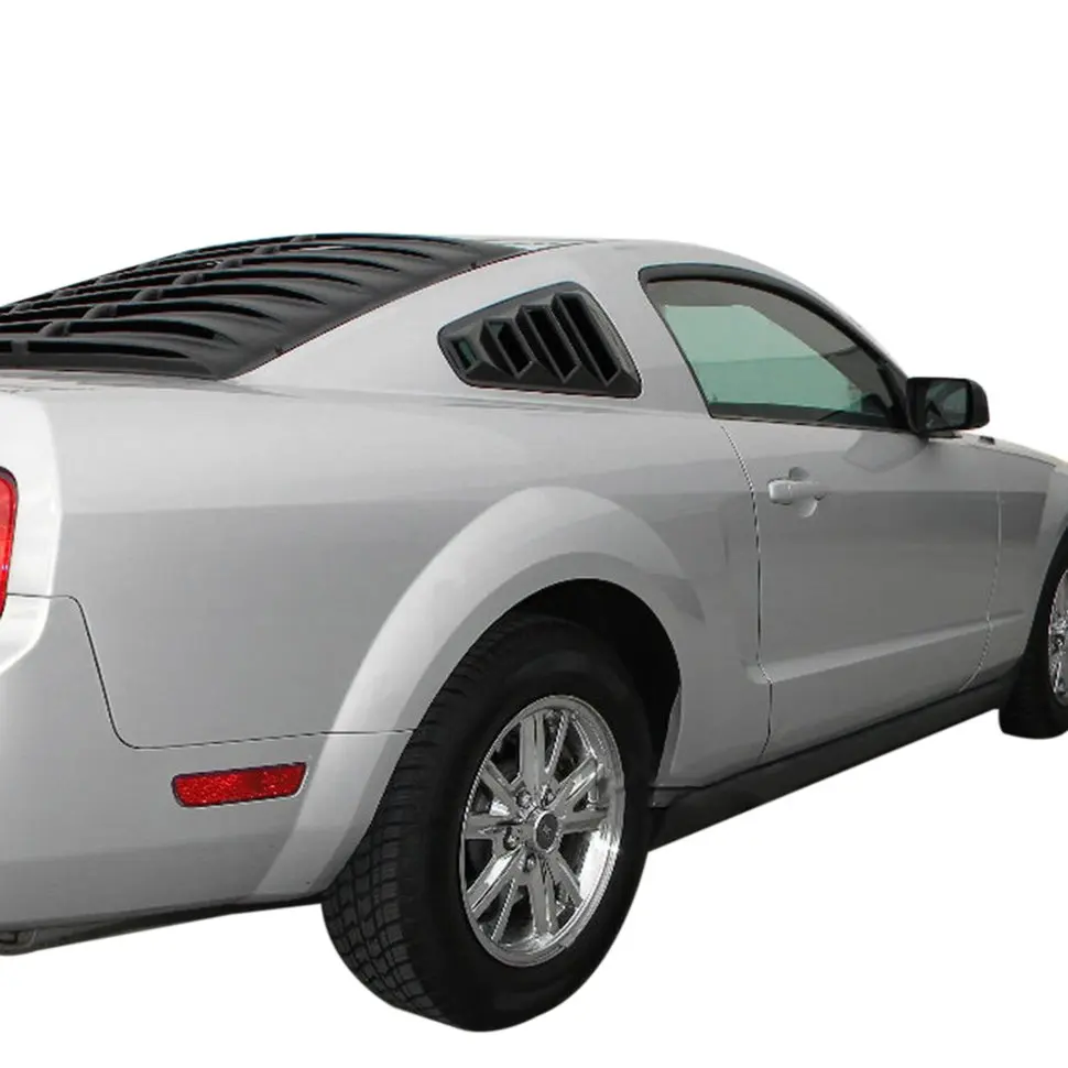 

2pcs For Ford Mustang 1/4 Quarter Side Window Louvers Scoop Cover Vent