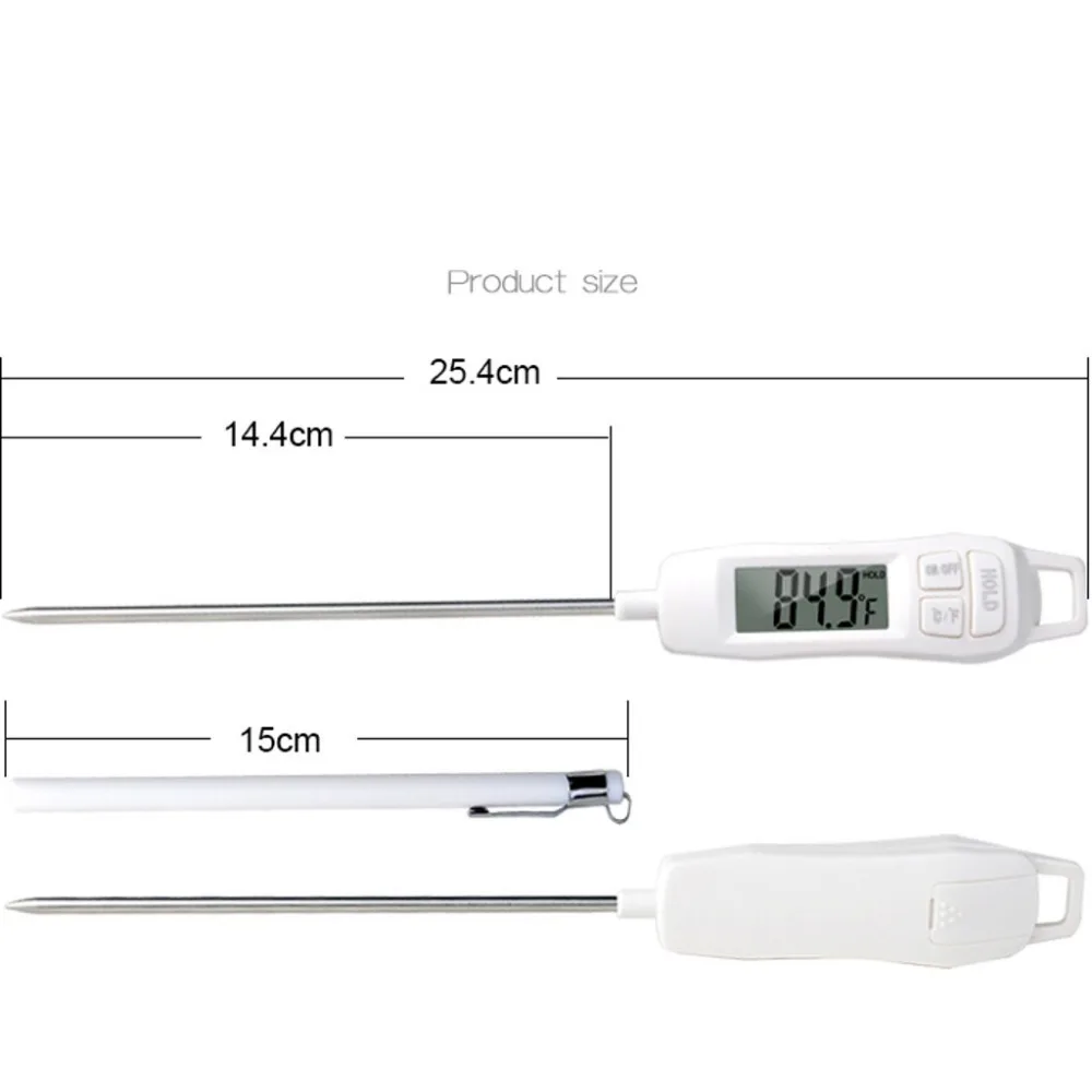 Термометр для еды 304 из нержавеющей стали зонд для барбекю высокая точность быстрое измерение температуры кухонный электронный термометр