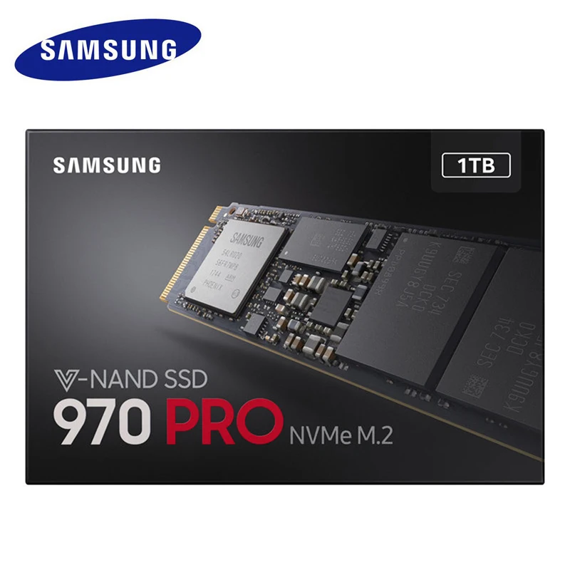 SAMSUNG SSD, 970 PRO M.2 2280 NVMe 512 г 1 ТБ Внутренний твердотельный жесткий диск PCIe 3,0x4, NVMe 1,3 для ноутбуков настольных ПК