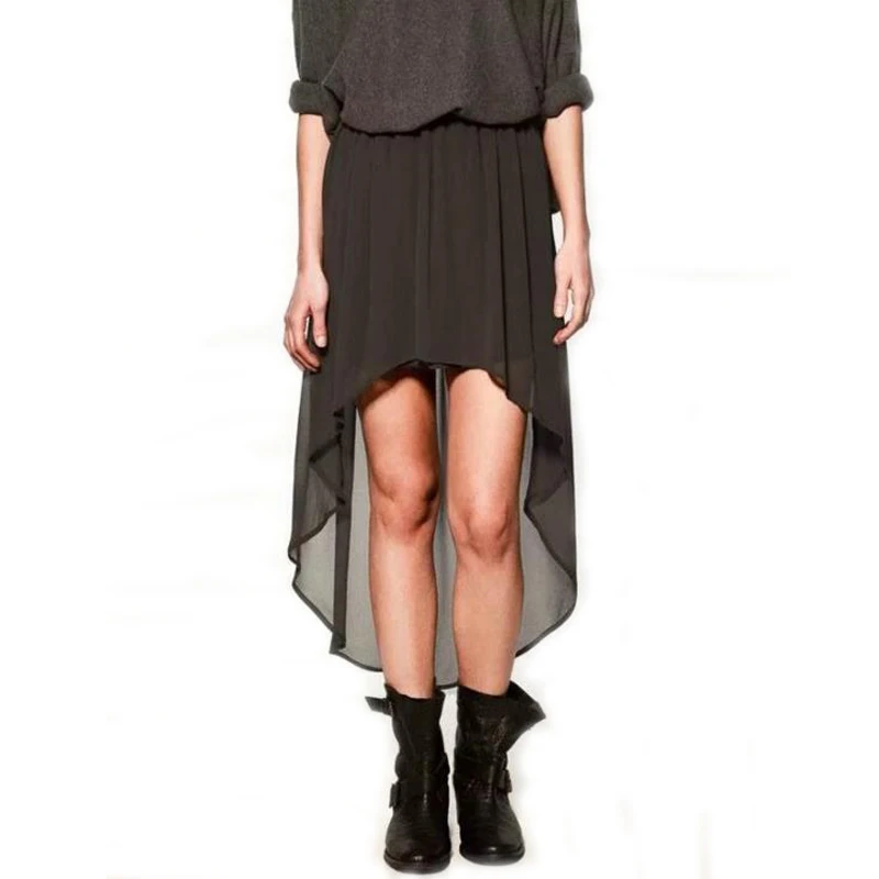 chiffon skirt long